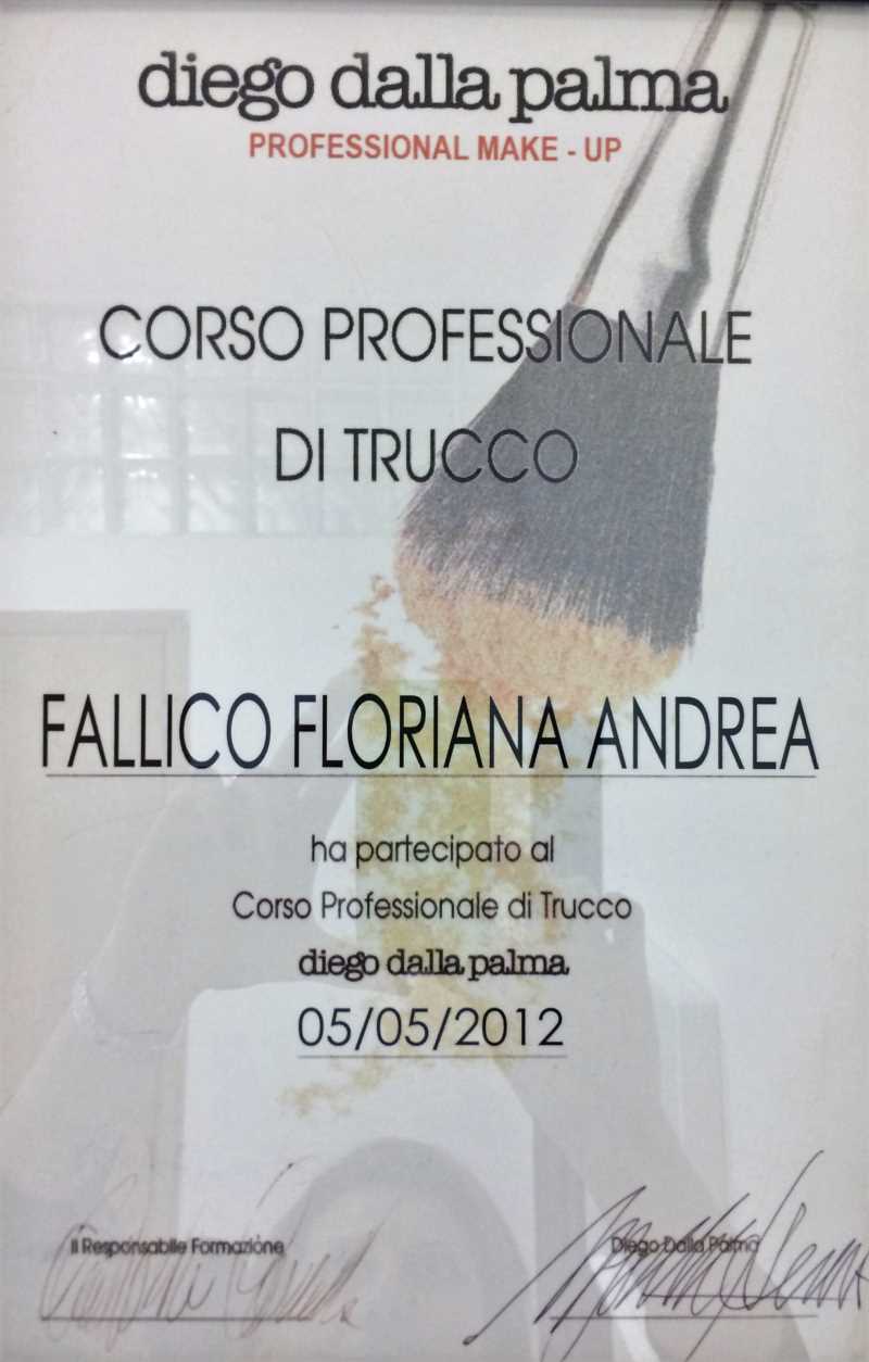 Attestato Trucco